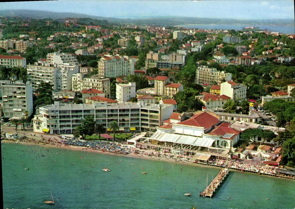 Juan-les-Pins — Überblick und das Casino — FRANKCOLOR - Vorderseite