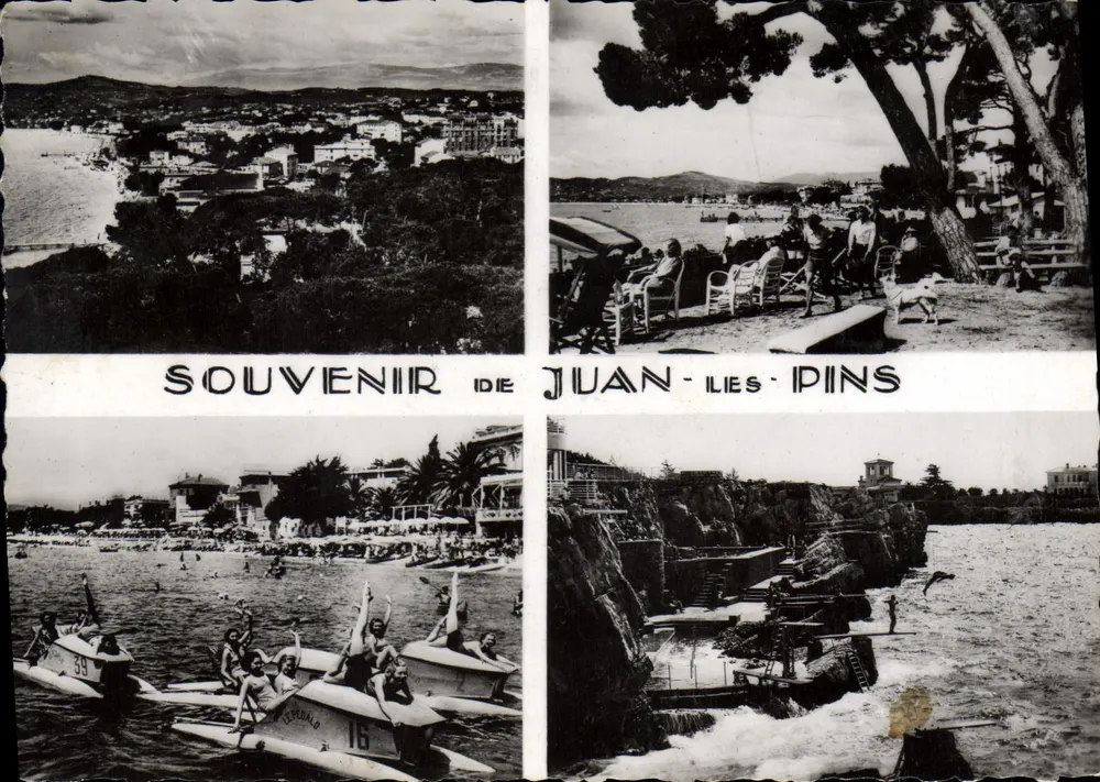 Juan-les-Pins — Lembrança de Juan-les-Pins — Editor Léopold, n° 16 - Frente