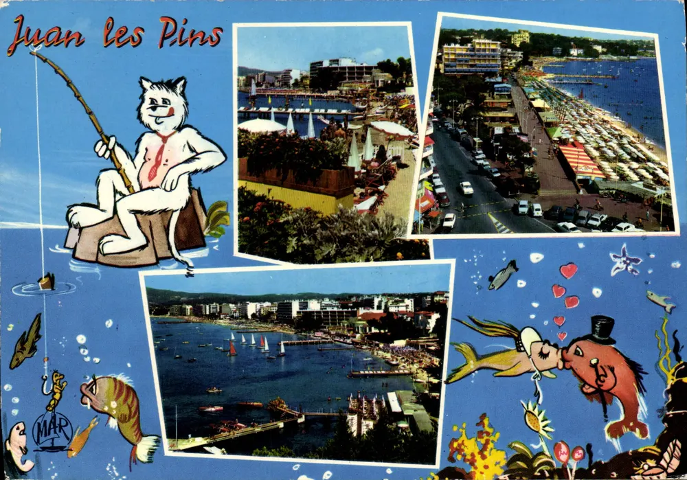 Juan les Pins — vista geral — Les Éditions Maritimes n°2278 - Frente