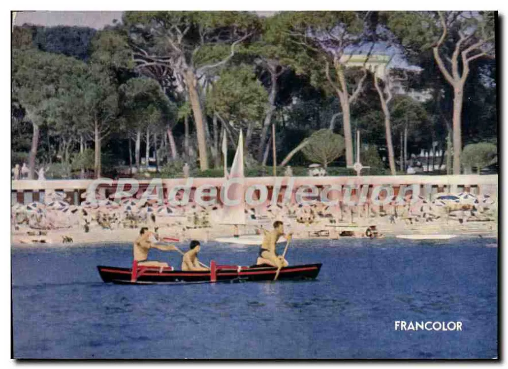 Strand von Juan-les-Pins — Francolor Editions — Nr. 160 - Vorderseite
