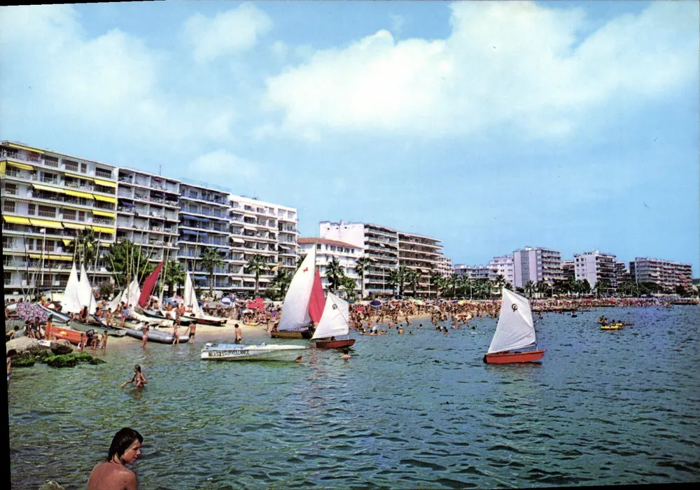 Juan-les-Pins — As Praias — Edições P.A. N° 413 - Frente