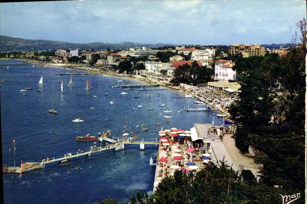 Juan-les-Pins — Vista geral — Les Éditions MAR, Nice - Frente