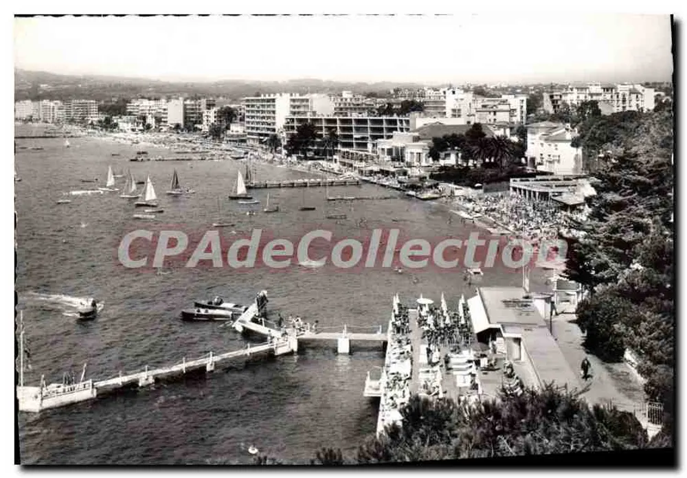 Vista geral de Juan-les-Pins — Verão — Les Éditions de Cimiez - Frente