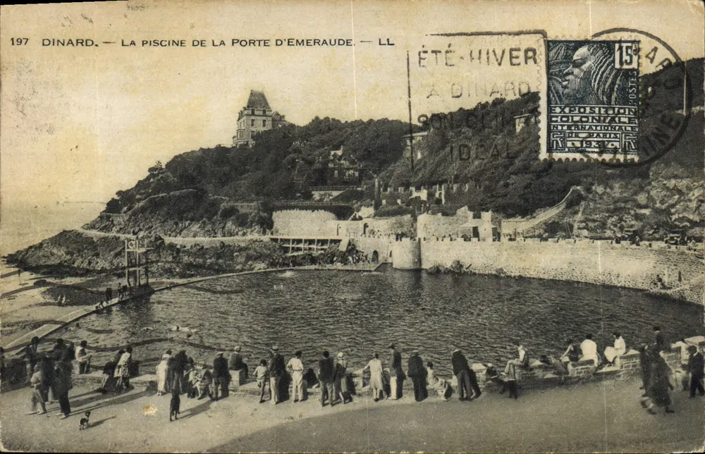 Dinard — Die Porte d'Émeraude-Badestelle — LL - Vorderseite