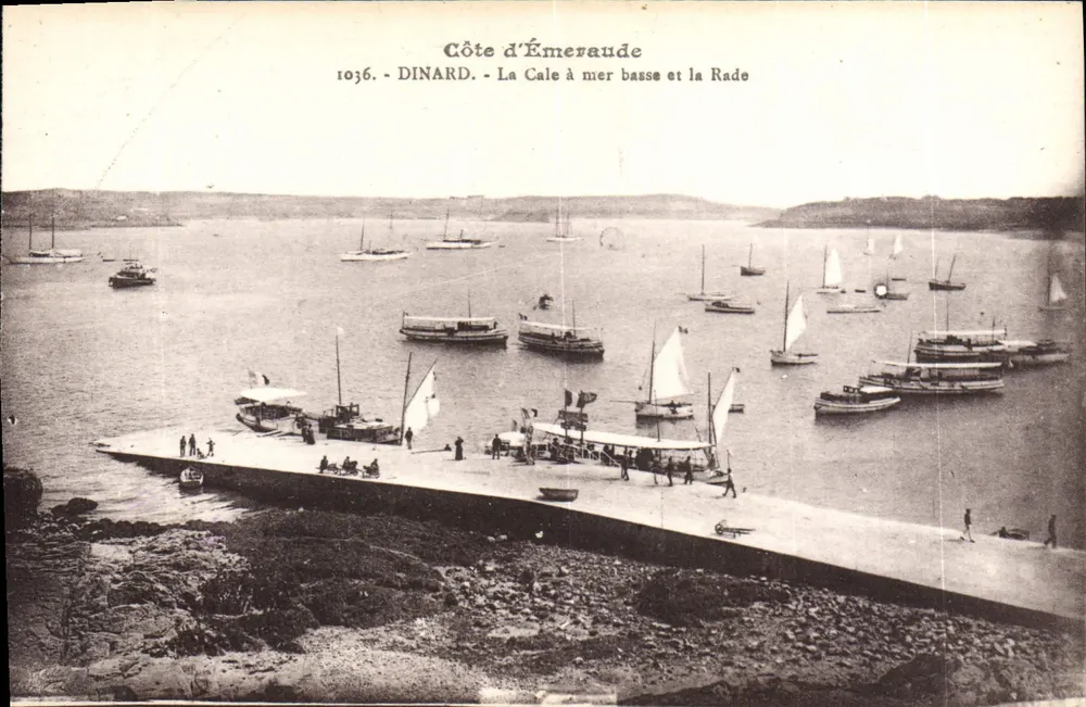 Costa de Émeraude - A Cale à maré baixa e a Baía - DINARD - 1036 - Frente