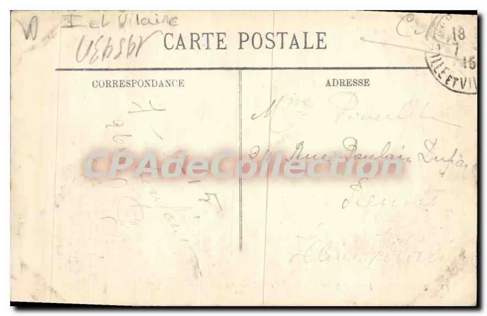 Dinard — Das Hotel Royal und das Hotel Crystal — LL. Nr. 15 - Rückseite