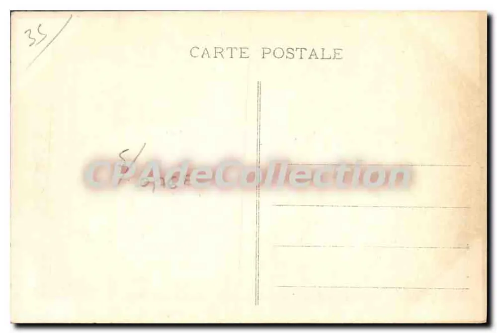 Dinard - Côte d'Emeraude - Der "Pool" und die Strände bei Ebbe und die Pointe de la Malouine - G.F. - Rückseite