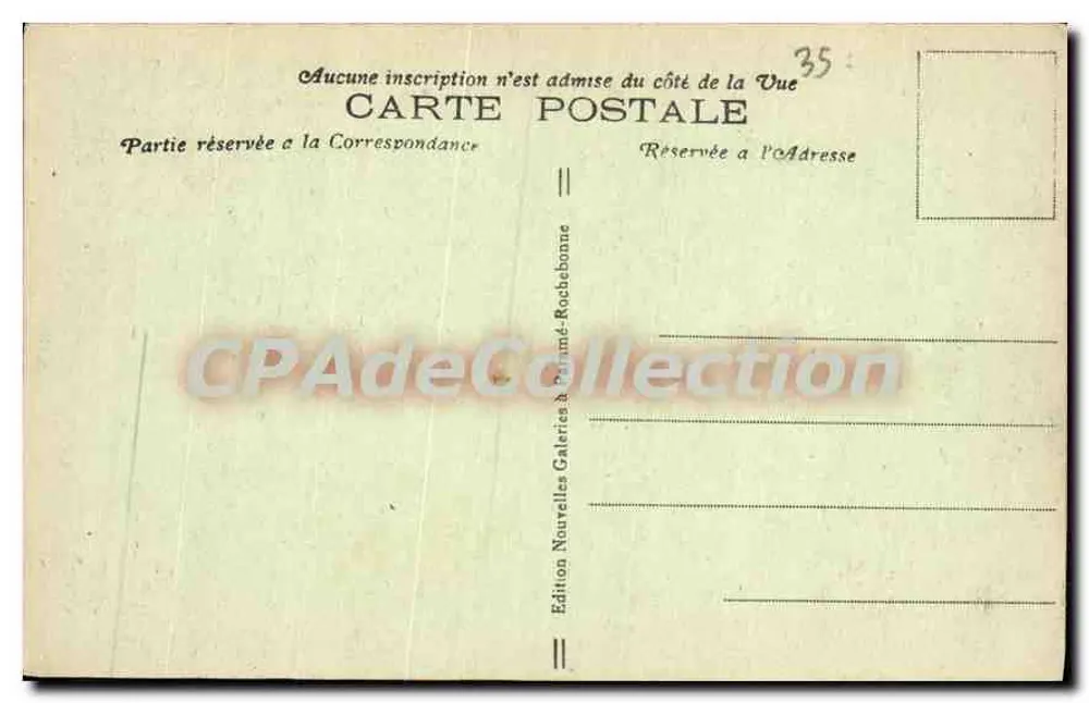 Dinard — A Praia — L. B. 403 - Verso