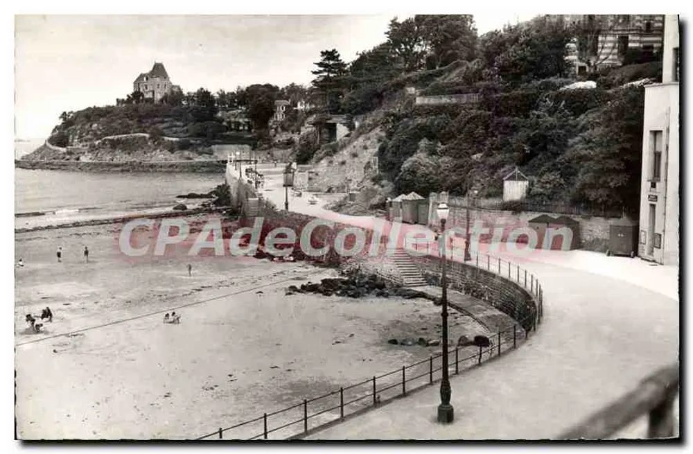 Dinard — A dique Promenade — The Sea Front — Edições Francesas - Frente
