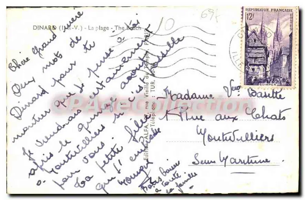 डिनार्ड (इल-एट-विलेन) — प्लेज — एडिशन अल्फा - पीछे
