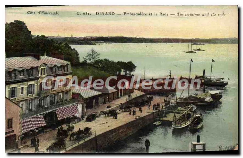 Dinard — Embarcadouro e a Baía — The terminus and the rade - Frente