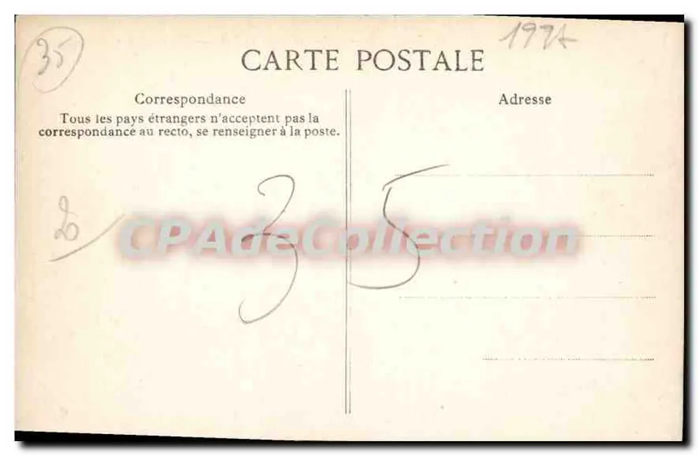 Dinard — Embarcadouro e a Baía — The terminus and the rade - Verso