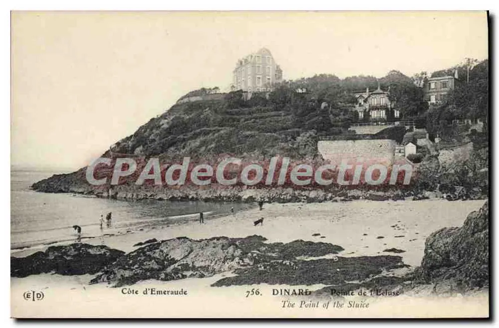 Costa de Esmeralda — Ponta da Éluse — Dinard, n°756 - Frente