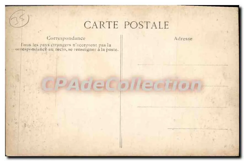Dinard — A Praia e a ponta da Malouine — Costa da Esmeralda, C. 624 - Verso