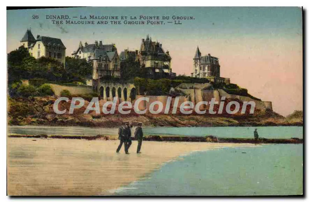 Dinard — La Malouine und die Pointe du Grouin — LL - Vorderseite