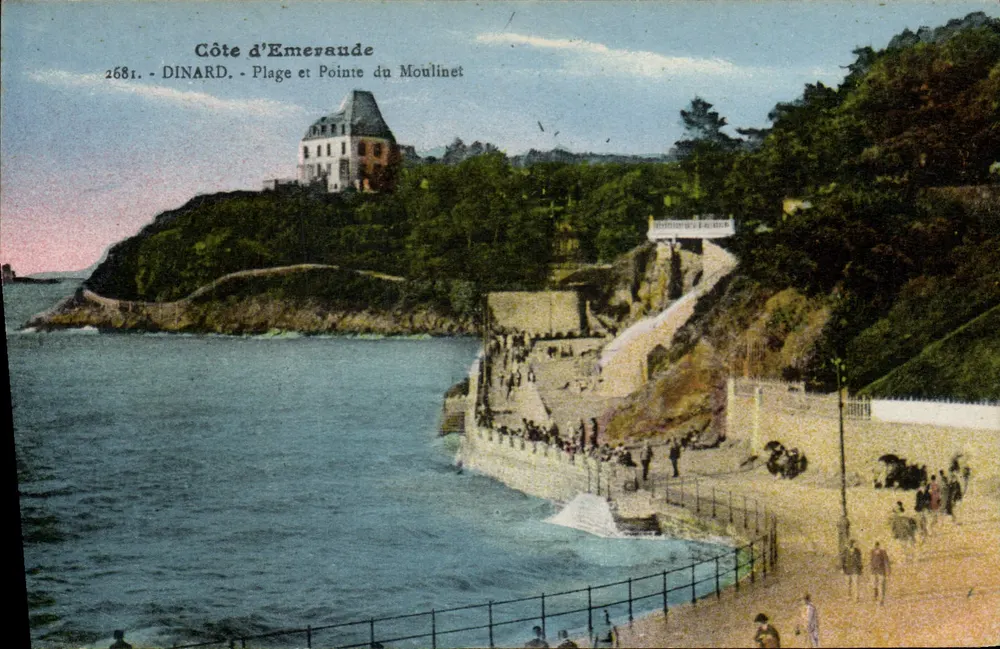 Costa da Esmeralda - Praia e Ponta do Moulinet - Dinard - Frente