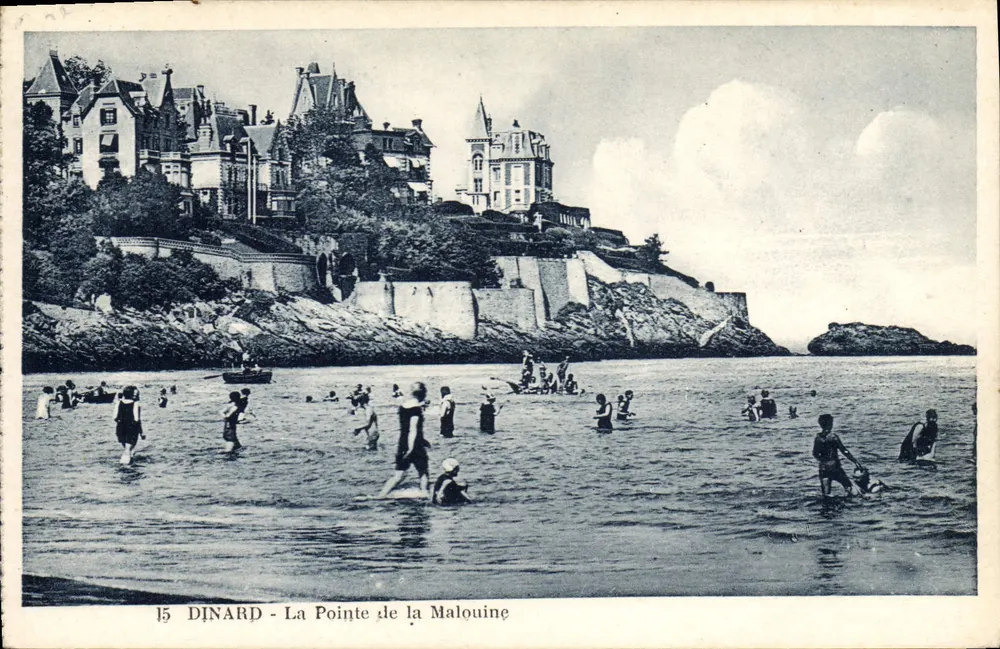 Dinard - A Ponta da Malouine — editor Éd. de Luxe & Lavegnye, Dinard, n°15 - Frente