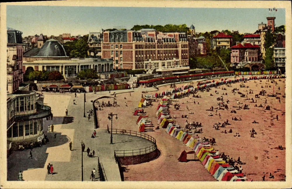 Dinard — Strand und Hotels — C. des Arts Photomécaniques, Dinard - Vorderseite