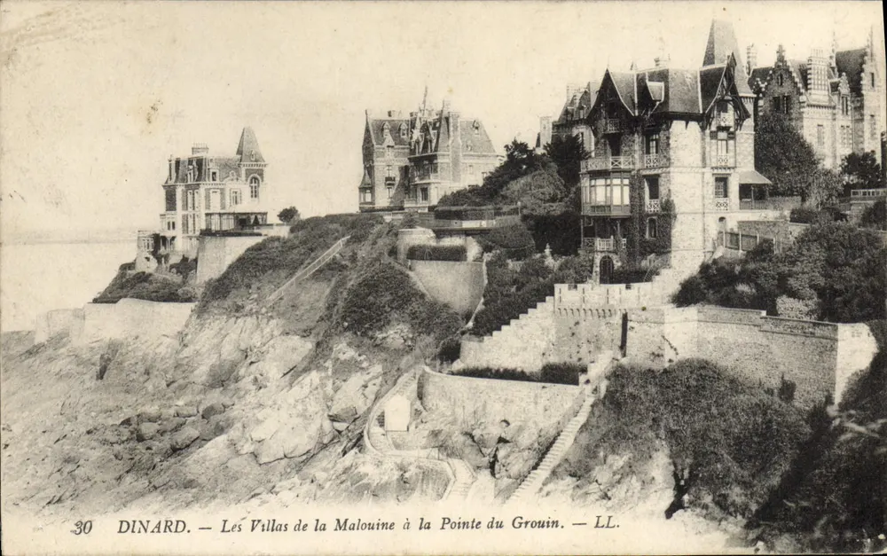Dinard — Die Villen der Malouine an der Pointe du Grouin — LL. - Vorderseite
