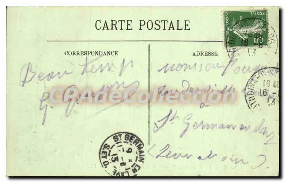 Dinard — Die Villen der Malouine an der Pointe du Grouin — LL. - Rückseite