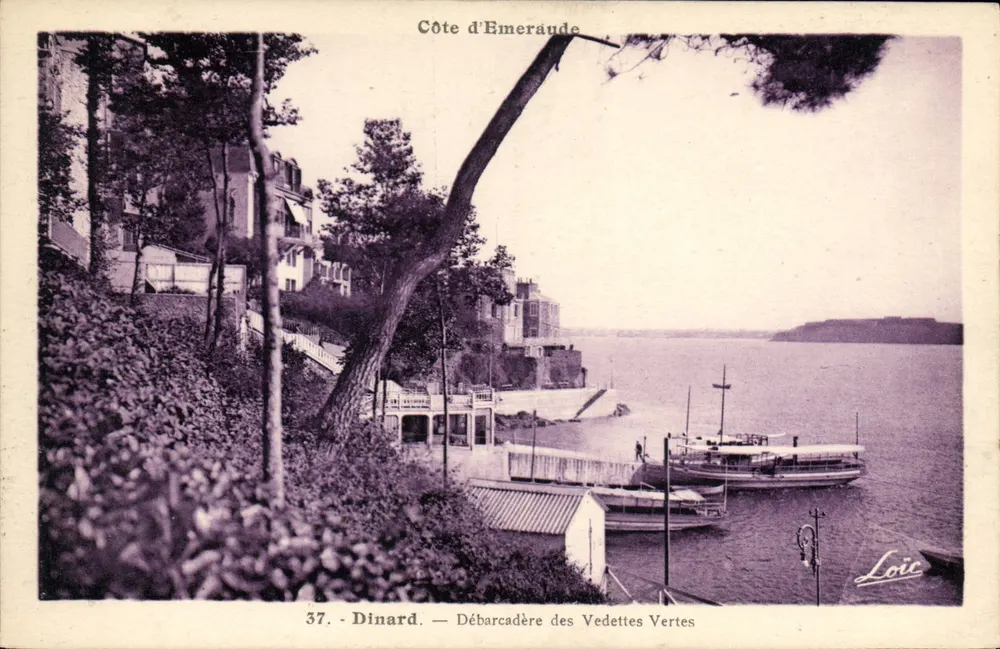 Dinard — Embarcadouro das Vedettes Vertes — Loïc, n°37 - Frente