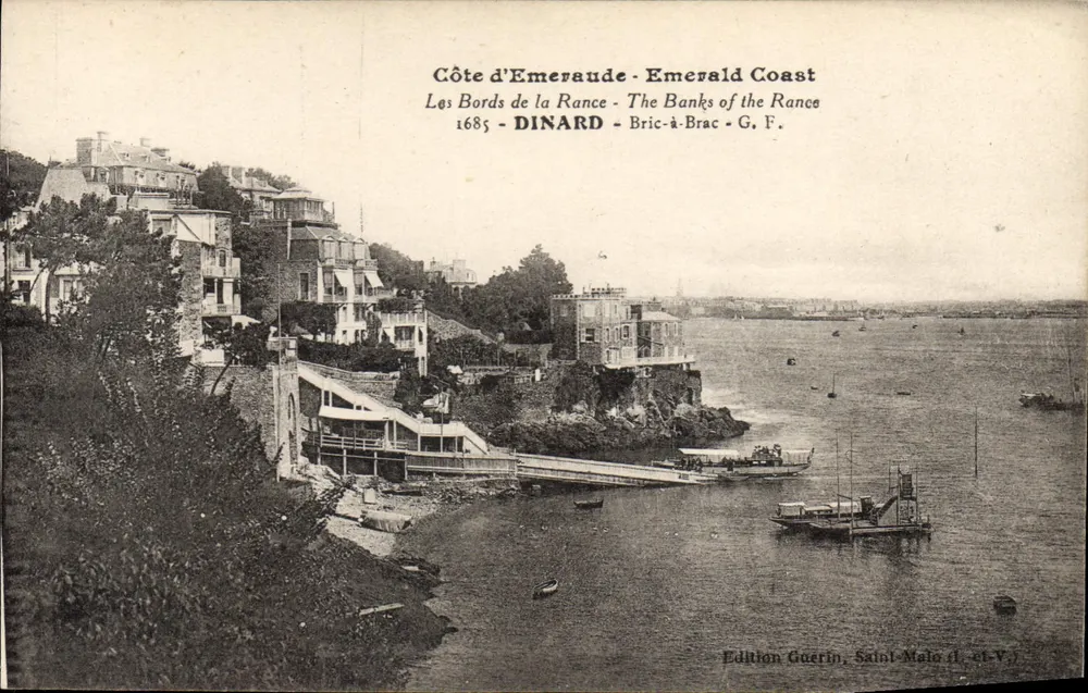 Côte d'Emeraude - Emerald Coast — Les Bords de la Rance — Édition Guérin, Saint-Malo (d. et V.) - Frente