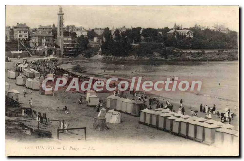 Dinard — A Praia — L.L. - Frente