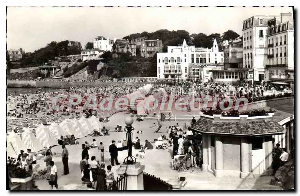 Dinard — Ein Stück der Strandpromenade und das Casino — Edition Gallot, Nr. 19 - Vorderseite