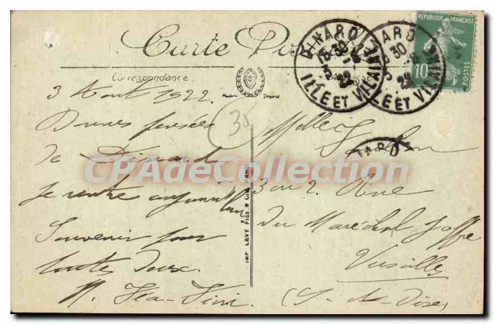 Dinard — Os Nadadores — LL. n°114 - Verso