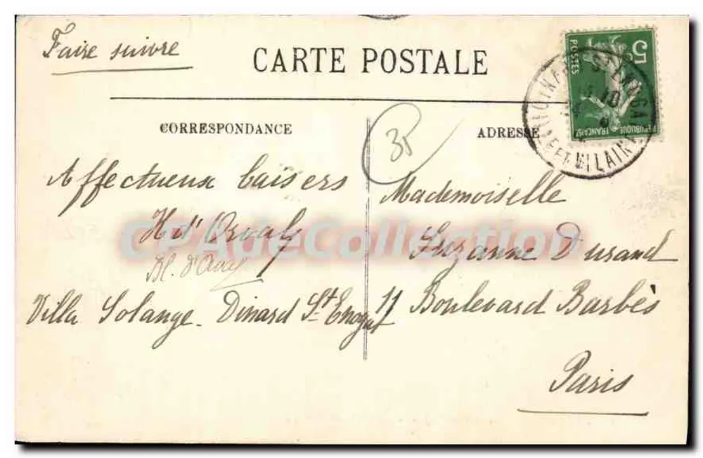 Dinard — Lichtwirkung der Malouine — LL. Nr. 84 - Rückseite