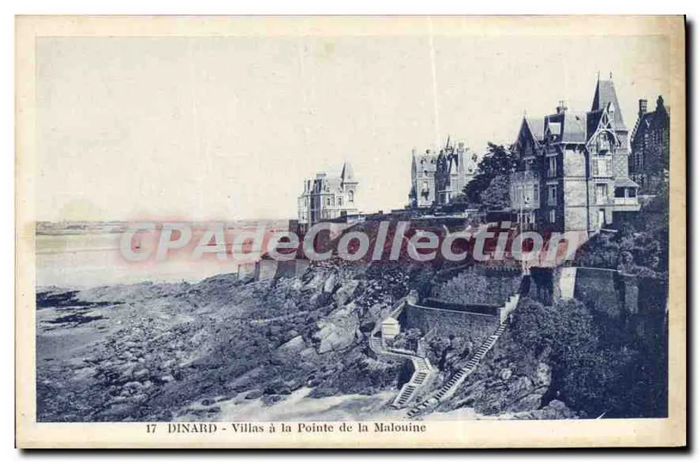 Dinard - Villas na Ponta da Malouine — n°17 — Editor 'Au Ritré' Saint-Malo - Frente