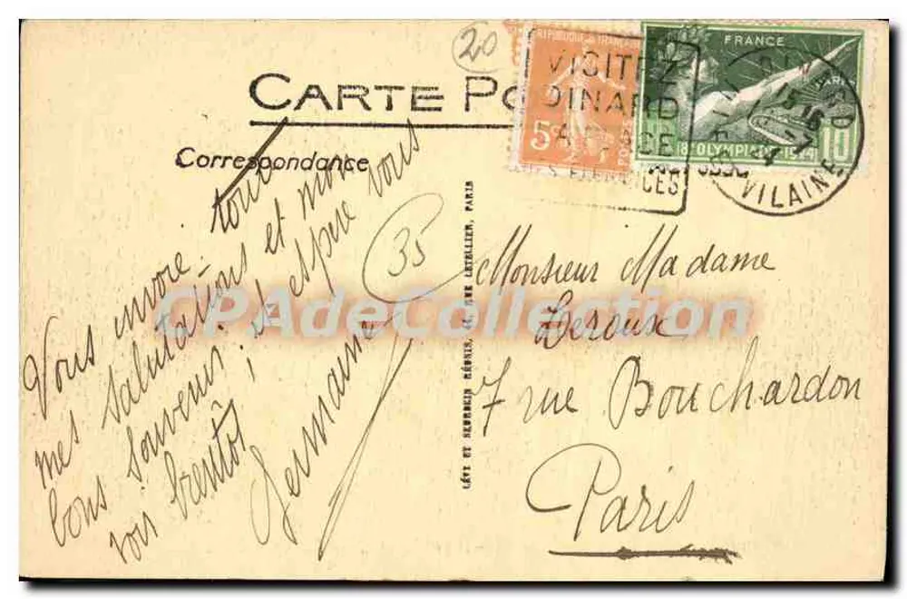 Dinard - Hotel Royal und das Casino - LL - Rückseite