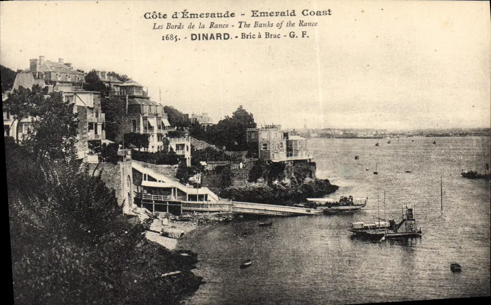 Costa de Esmeralda - Emerald Coast — As Margens da Rance — DINARD - Bric à Brac - G. F. - Frente