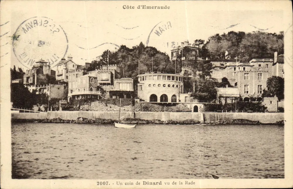 Côte d'Emeraude — Ansicht von Dinard von der Rade — Verlag Laurent-Nel - Vorderseite