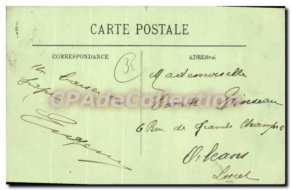 Dinard — A Praia e a Malouine — LL. - Verso