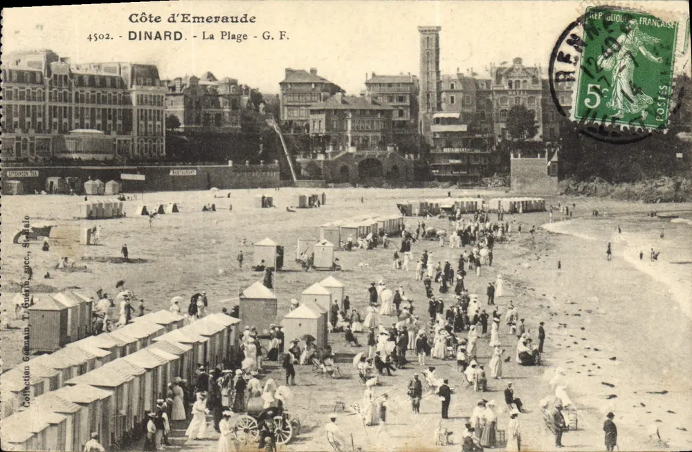Dinard - A Praia - G.F. - Costa da Esmeralda - Frente