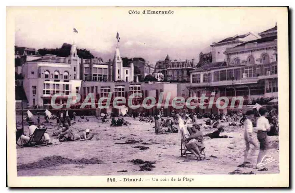 Dinard — Um canto da Praia — Laurent-Nol - Lannnes, n°540 - Frente