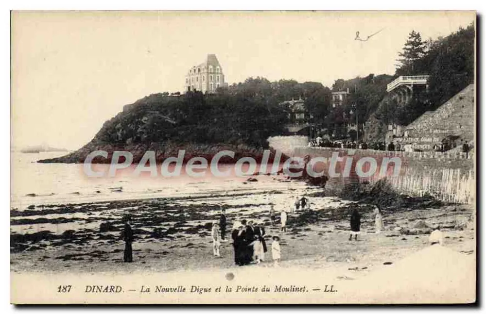 Dinard — Die Neue Digue und die Pointe du Moulinet — LL. n° 187 - Vorderseite