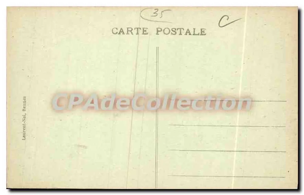 Costa de Esmeralda - A Praia e Ponta do Moulinet - DINARD - 1872 - Verso