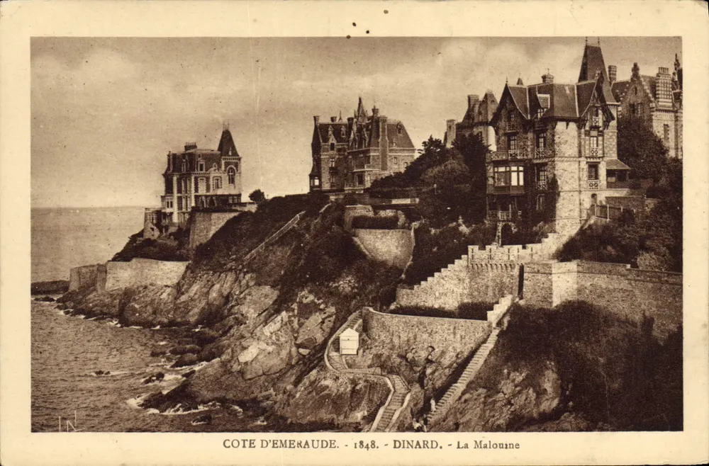 Costa Esmeralda - Dinard - La Malouine - 1848 - Frente