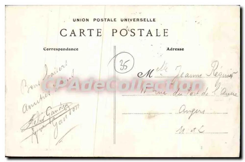 Dinard — A Praia — Costa de Esmeralda — G.F. n° 4601 - Verso