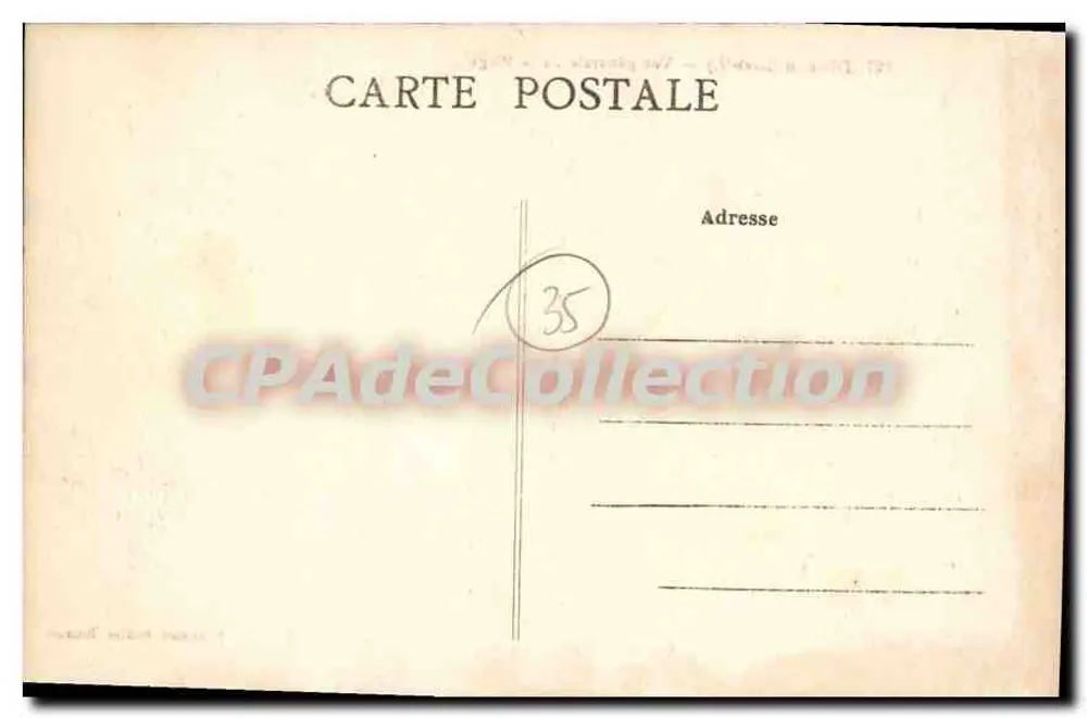 Dinard (I.-et-V.) — Vista geral da Praia — A. Lamiré, editor Rennes - Verso