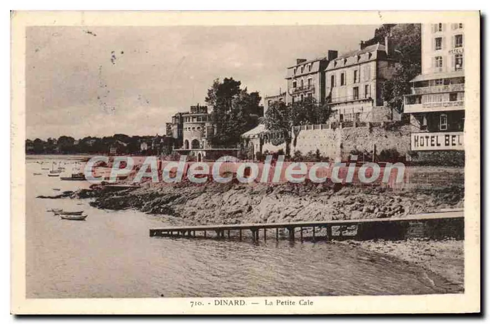DINARD — A Petite Cale — Edição La Cigogne, Rennes, n°710 - Frente