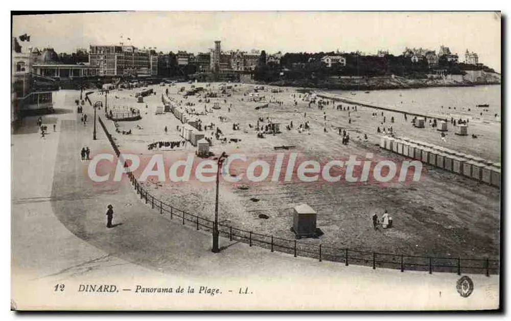 Dinard — Panorama da Praia — I.I. - Frente