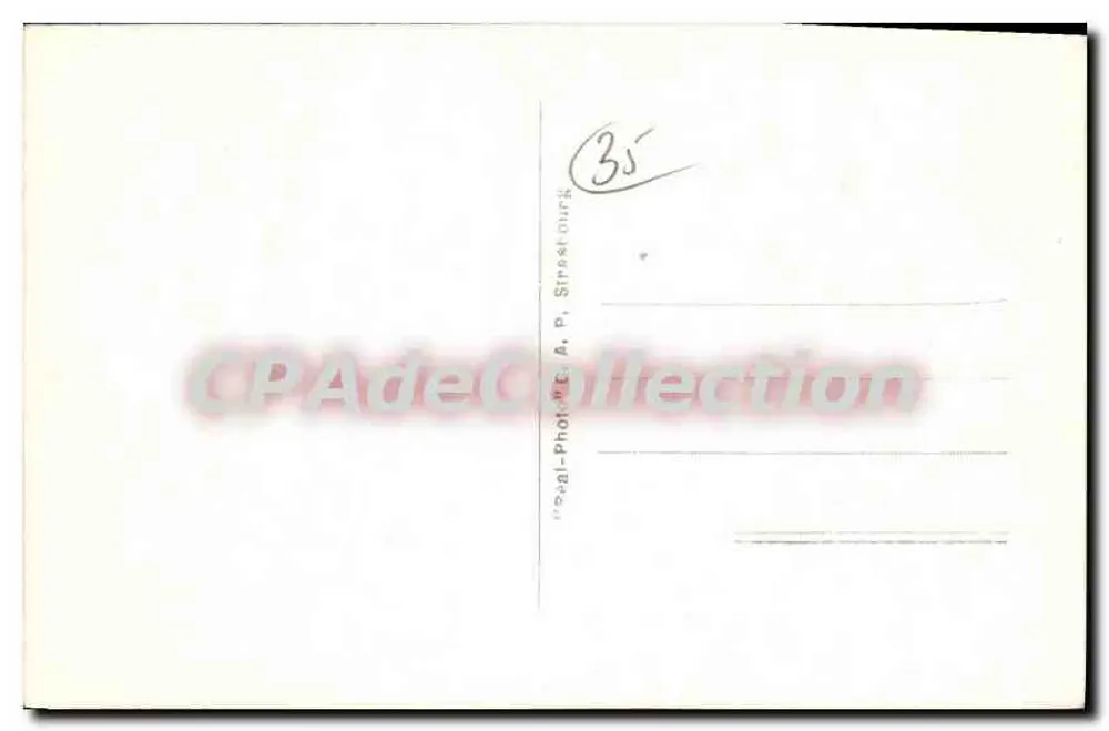 Dinard — O Casino Municipal Balnéum — Editor Bilhete postal antigo - Verso