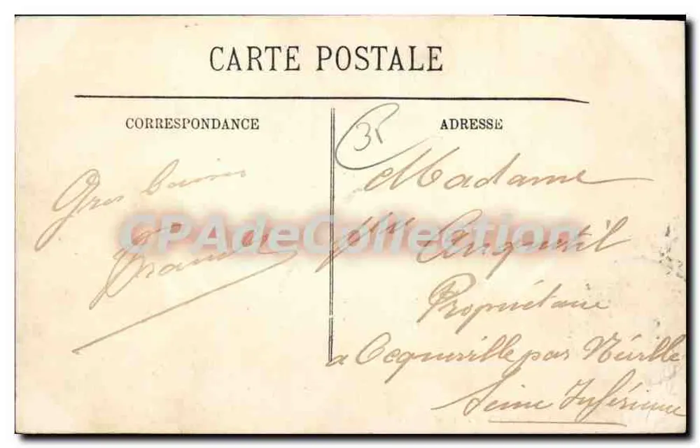 Dinard — A Praia e a Malouine — LL. - Verso