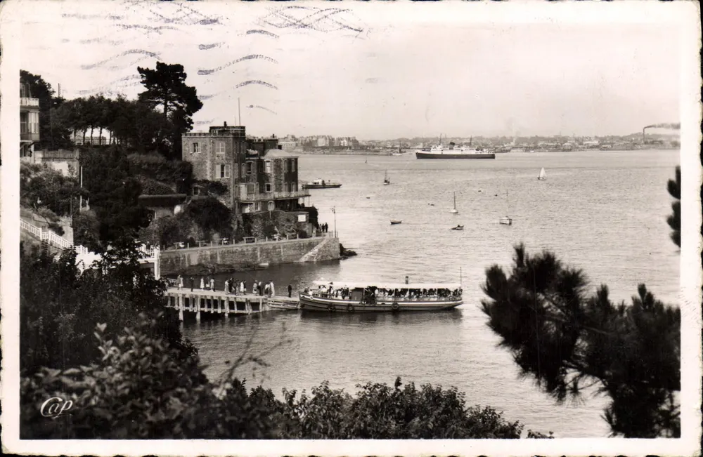 Dinard — Promenade du Clair de Lune in Richtung St-Malo — Réal-Photo - Vorderseite