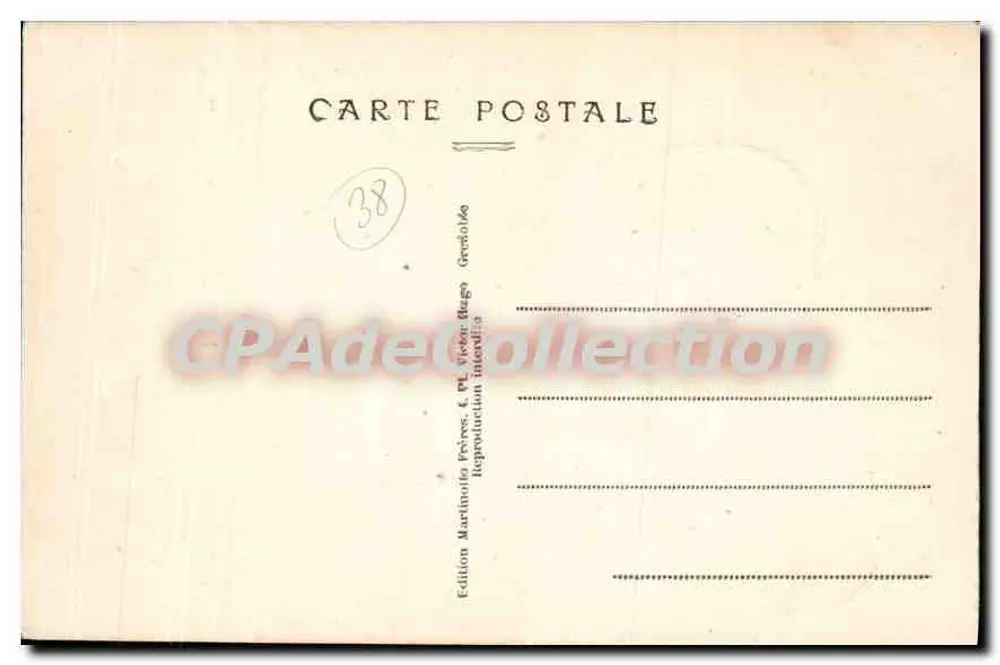 Grenoble — O Isère - O Mont Moncherotte - Vista geral. - Verso