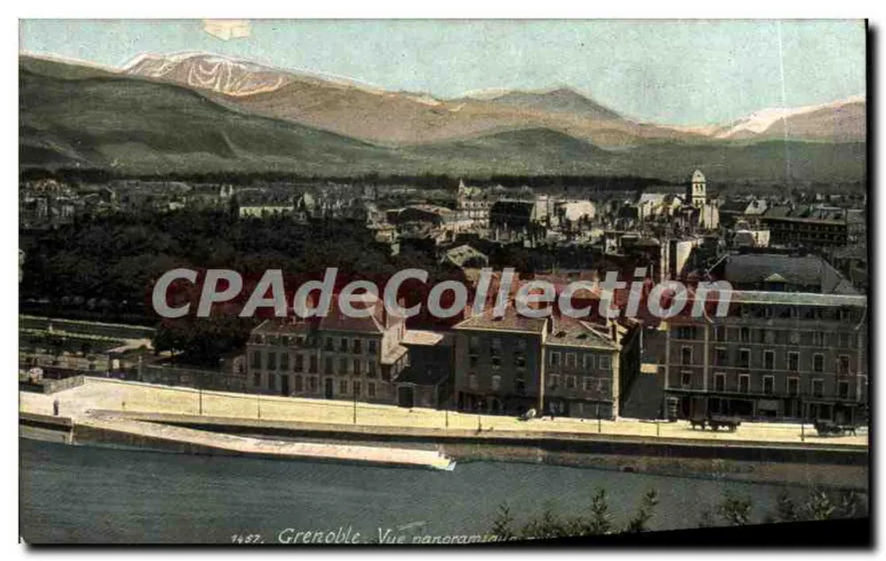 Grenoble — Panoramablick — L. Y. & Cie, Paris, n° 1487 - Vorderseite