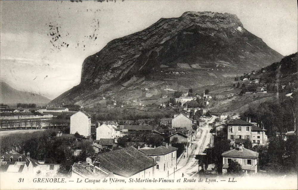 Grenoble — Der Neron-Kopf, St-Martin-le-Vinoux und Route nach Lyon — LL. Nr. 31 - Vorderseite